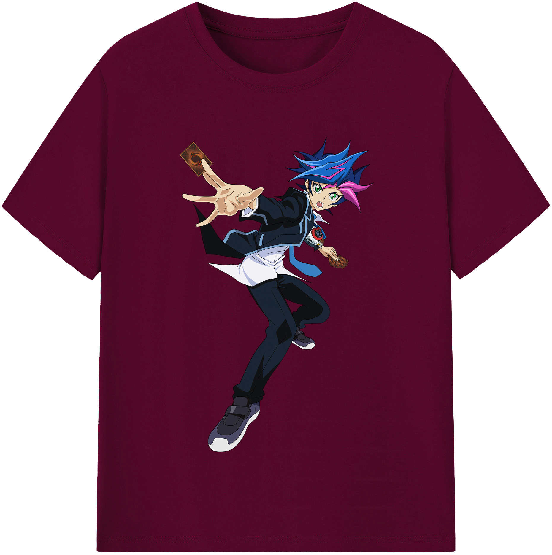 （画像用） 遊☆戯☆王 Yu-Gi-Oh! レディースカジュアルプリントTシャツ（綿100％）